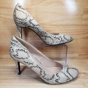 Comfort Plus by Predictions Women's Heels Size 10M Snake Print Faux Leather